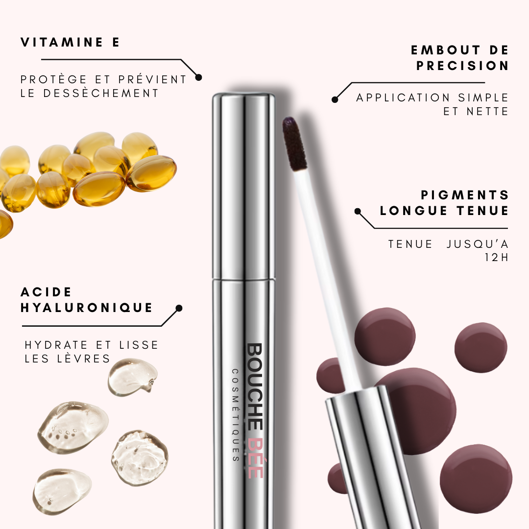 Encre à lèvres semi-permanente